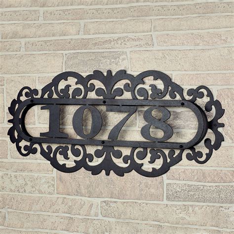 Amazon.com: Metal House Number Plaque